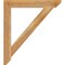 Ekena Millwork Traditional Slat Rough Sawn Bracket, Western Red Cedar, 4"W x 32"D x 36"H BKT04X32X36TRA06RWR - alternate 4